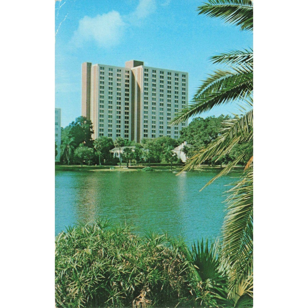 Vintage 1975 Westminster Towers Orlando Florida Postcard Lake Lucerne VG- - Picture 1 of 2